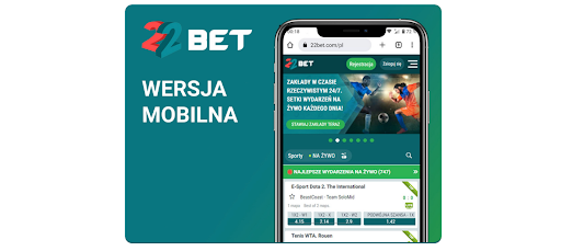  Wersja mobilna 22bet